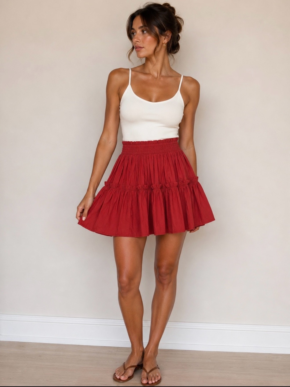 Shore Shoreside Skort – Brandy – Size S – NWT